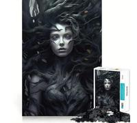 Queen Of Darkness Hard Jigsaw Puzzle for Adults 1000 Pieces Smart Game Home Enjoy Image Assembly Festive Gift (50x75cm)