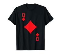Queen of Diamonds Playing Card Halloween Costume Shirt T-Shirt