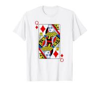 Queen Of Diamonds Playing Cards Cards Poker T-Shirt