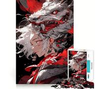 Queen of Dragons 1000 Piece Jigsaw Puzzles for Teenagers Jigsaw Memory Lift Light Relax Image Assembly (50x75cm)