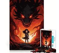 Queen of Dragons 1000 Piece Jigsaw Puzzles for Teenagers Jigsaw Smart Game Warm Time Image Assembly Lovely Gift (38x26cm)