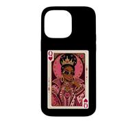Queen of Hearts Afrocentric Black Queen Melanin Case for iPhone 14 Pro Max