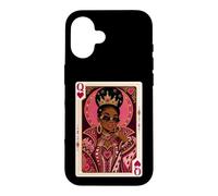 Queen of Hearts Afrocentric Black Queen Melanin Case for iPhone 16