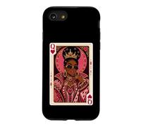 Queen of Hearts Afrocentric Black Queen Melanin Case for iPhone SE (2020) / 7/8