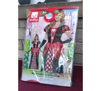 Smiffy's Women's Royal Red Queen Costume, Dress And Crown, Wings And Wishes, - queen costume dress fancy royal red ladies hearts book fairytale