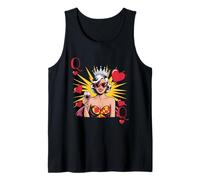 Queen of Hearts Cheers to Self-Love Fabulous Vibes Wine Tank Top