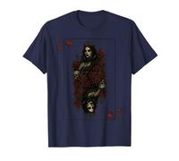 Queen of Hearts Costume Vampire Halloween Goth Playing Card T-Shirt