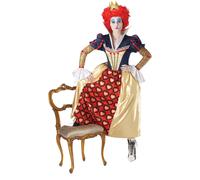 QUEEN OF HEARTS DELUXE COSTUME - WOMENS - S