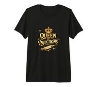 Queen of Injections Aesthetic Injector Med Spa Premium T-Shirt