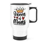 Queen of Mams Travel Mug Cup with Handle