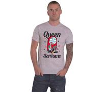 Queen Of Screams T Shirt Disney Grey L