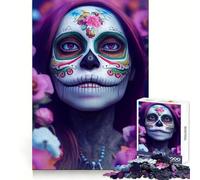 Queen Of Skulls Jigsaw Puzzle for Adults 1000 Pieces Boost Recall Leisure Fun Accurate Edge Lovely Present (38x52cm)
