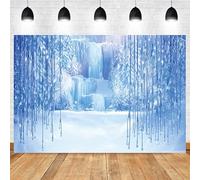 Queen of Snow Backdrop Winter Christmas Happy Birthday Party Ice World Princess Photography Background Photo Banner Decoration 350x230cm
