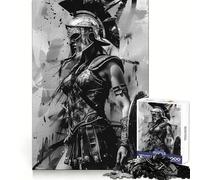 Queen of Spartan Warrior Jigsaw Puzzle 1000 Piece for Adults Logic Boost Toy Together Fun Premium Edge Stylish Gift (50x75cm)