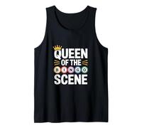 Queen of The Bingo Scene Crowned Fun Tank Top