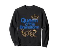Queen Of The Brainstorm Teacher School Colleague Thinker Sweatshirt