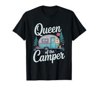 Queen of The Camper, Camp Camping Outdoor Adventure Lover T-Shirt