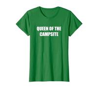 Queen of The Campsite T-Shirt, Women, Kelly Green, S