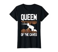 Queen Of The Caves Caving Spelunker T-Shirt