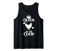 Queen of The Coop Backyard Chicken Farmer Tank Top