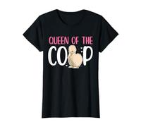 Queen of The Coop Silkie Chicken T-Shirt