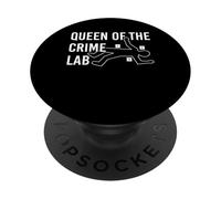 Queen Of The Crime Lab Forensic Science PopSockets Adhesive PopGrip