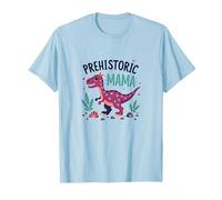 Queen of The Dinosaurs: Playful Prehistoric Empowerment T-Shirt, Men, Baby Blue, S