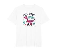 Queen of The Dinosaurs: Playful Prehistoric Empowerment T-Shirt, Men's Big and Tall, White, 5X Tall