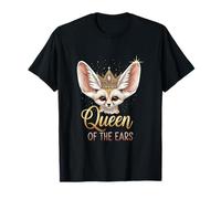Queen of The Ears Fennec Fox Royal Funny Fox Lover T-Shirt