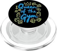 Queen Of The Gym Exercise Weightlifting Dumbbell Squats PopSockets PopGrip for MagSafe
