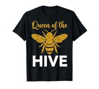 Queen of The Hive Bee Beekeeper Honey T-Shirt