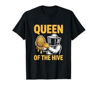 Queen of The Hive Beekeeper Honeybee Mom T-Shirt