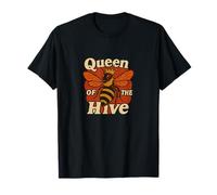 Queen of The Hive Honeybee Art T-Shirt
