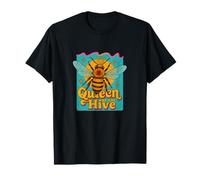 Queen of The Hive Honeybee Art T-Shirt