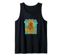 Queen of The Hive Honeybee Art Tank Top