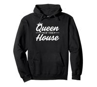 Queen Of The House Funny Motivational Strong Women Pullover Hoodie