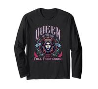 Queen of The Lab Full Professor | Full University Professor Long Sleeve T-Shirt