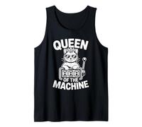 Queen of The Machine Cat Slot Enthusiast Tank Top
