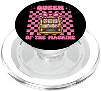 Queen Of The Machine Slot Machine Gambling Casino 777 Girl PopSockets PopGrip for MagSafe