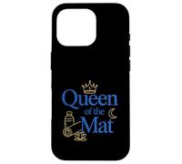 Queen Of The Mat Yoga Lover Stretching Meditation Pilates Case for iPhone 16 Pro