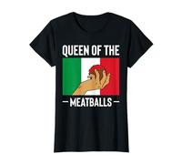 Queen of The Meatballs Italian Kitchen Lover Italy T-Shirt