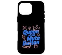 Queen Of The Mute Button Home Office Call Work From Home Case for iPhone 16 Pro Max