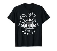 Queen of The Pop-Up Value Graphic T-Shirt, Men, Black, S