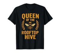 Queen of the Rooftop Hive Urban Beekeeper Women Bee Lover T-Shirt