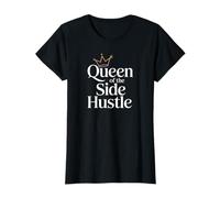 Queen of the Side Hustle Motivational Saying Home Business T-Shirt