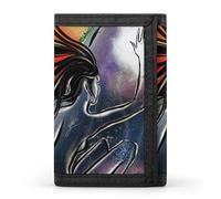 Queen of The Sirius Galaxy Wallet for Men Trifold Wallets Credit Card Holder Minimalist Front Pocket for Women