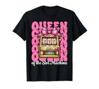 Queen of The Slot Machine Gambling Casino 777 Girl Mom T-Shirt