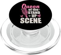 Queen Of The Stand Up Scene Comedy Comedian Comic Funny PopSockets PopGrip for MagSafe