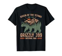 Queen Of The Tetons Grizzly 399 Bear Lover Preserve Protect T-Shirt