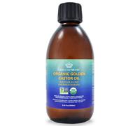 QUEEN OF THE THRONES Organic Golden Castor Oil 100 Pure ExpellerPressed for Hair Skin Nails Hexane Free USDA Cert